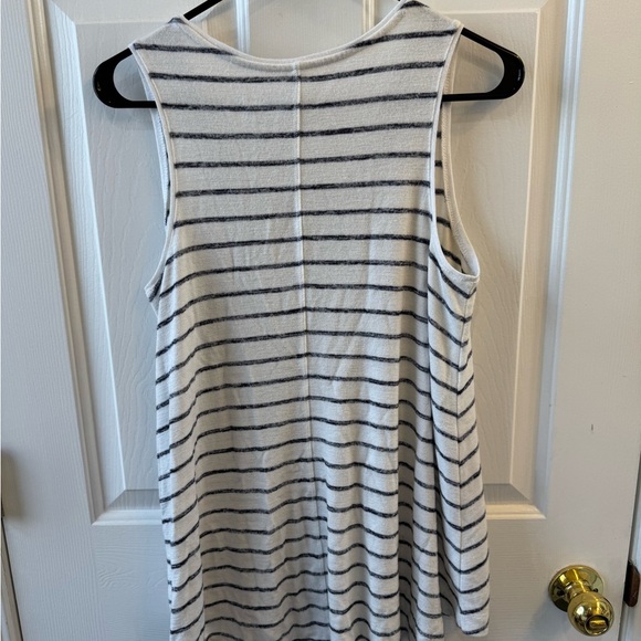Merona Navy and White Striped Tank Top - Picture 3 of 3
